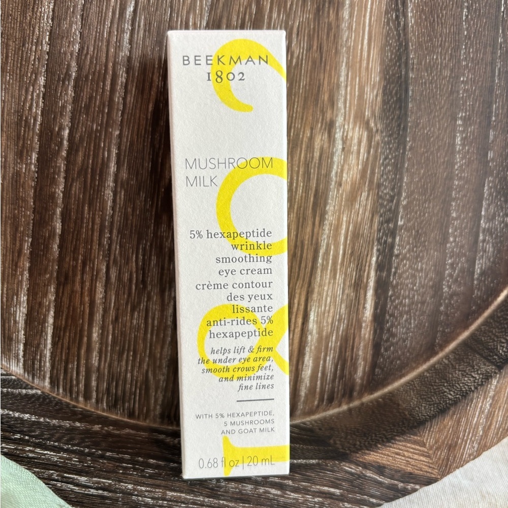 Beekman 1802 Mushroom Milk Eye Cream 0.68oz New Wrinkle Smoothing